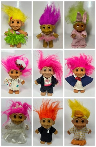 Russ trolls dolls - trolls, various