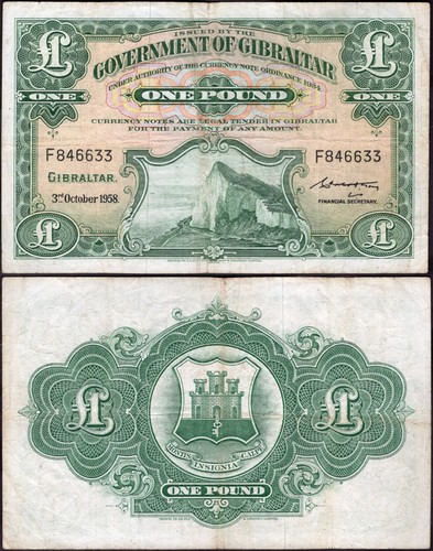 Gibraltar one pound - gibraltar.,