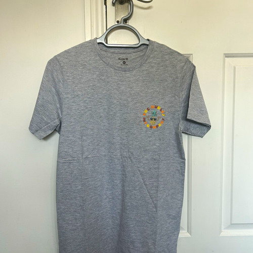 Hurley grey graphic shirt - grey,