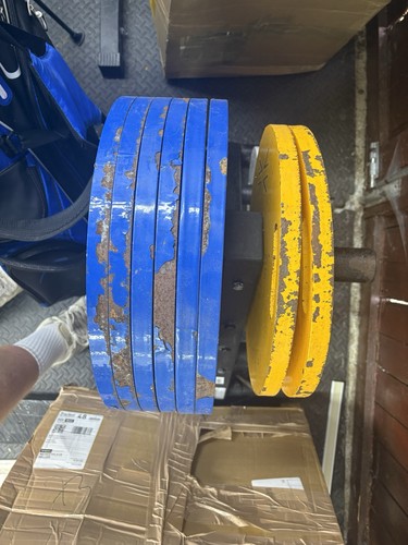 Isolift gym weight plates - , +