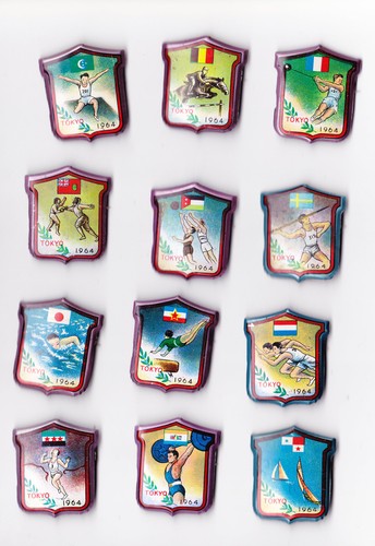 Vintage tin olympic - olympic, 1964
