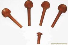 VIOLIN BROWN TUNING PEGS SET OF 4+ ENDPIN SIZE 4/4 NEW