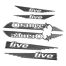 Orange 5 2014 Replica Replacement Frame Decal/Stickers | Five