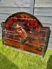Large Hand-Painted 'East India Company' Wooden 3D Advertising Sign - Trading