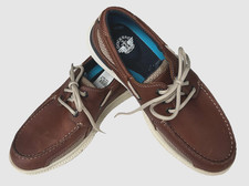 DOCKERS Brown Leather Lace-up