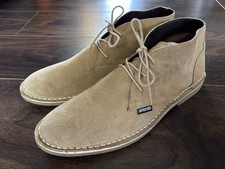 Lambretta Chiswick Men's Suede Desert Boots Mens Uk Size 12 Sand