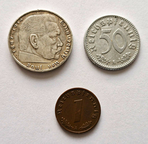 German 1939 coin lot silver - german,