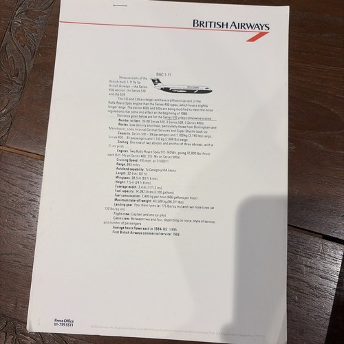 British airways press - british,