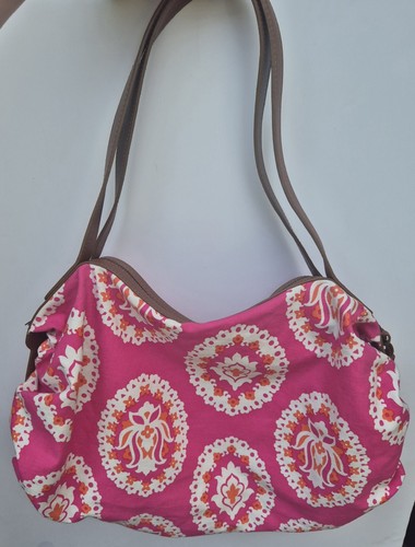 Boden pink cotton and leather - pink,