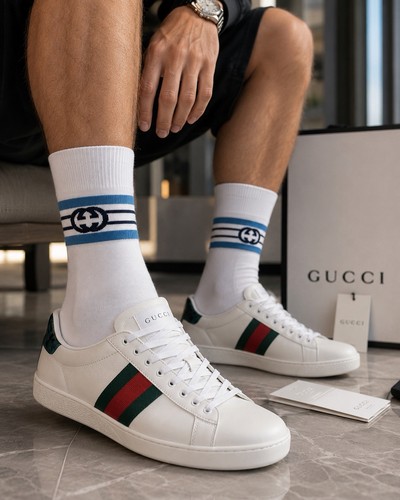 Gucci logo socks mens l - socks,