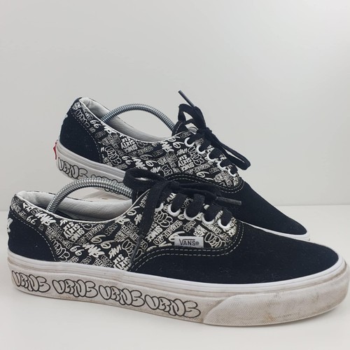 Vans era graffiti black and - vans,