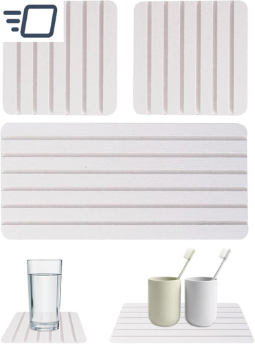 Pieces diatomite stone dish - 3,