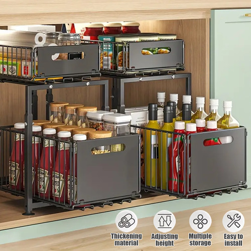 Tier pull out - 2-tier, under