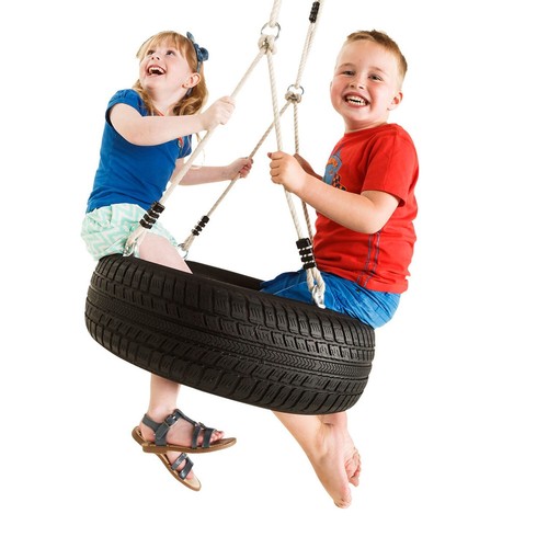 Horizontal tyre swing - horizontal,