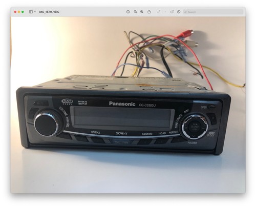 Panasonic c3333u player - cq-c3333u,