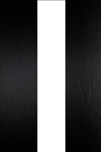 Satin black bonnet stripes - black,