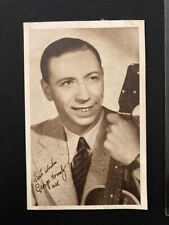 George Formby paper publicity photo print facsimile autograph 1938
