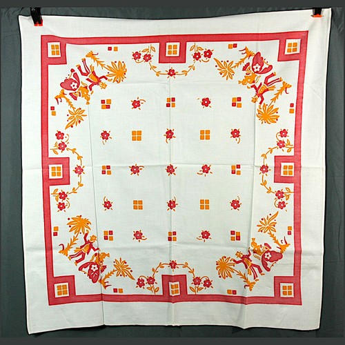 Vintage floral spanish dancers - floral,