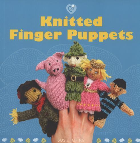 Knitted finger puppets - knitted,