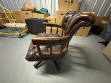 Antique Leather Buttoned
