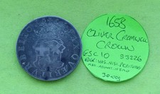 1658 Silver CROWN Coin Oliver