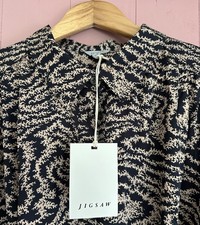 Jigsaw Washed Navy Maxi Shirt