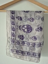 Alexander McQueen Silk Skull
