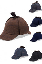 Men's Check Deer Stalker Hat