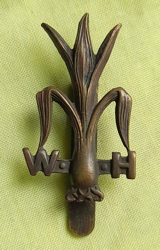 Brass welsh horse yeomanry - brass,