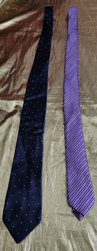 Lewin silk tie navy 2 - t.m.lewin,