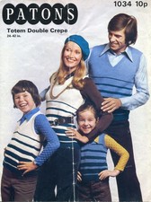 Patons 1034 Family Slipover DK
