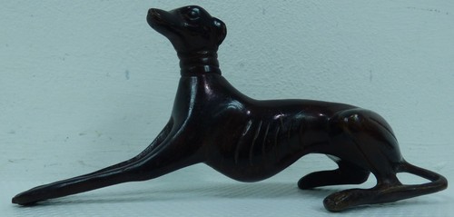 Heavy cast metal - cast, dog