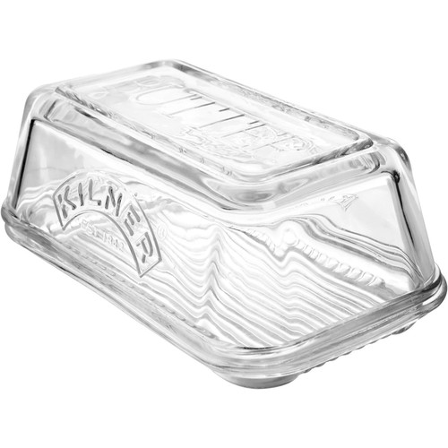 Kilner glass butter dish - butter,