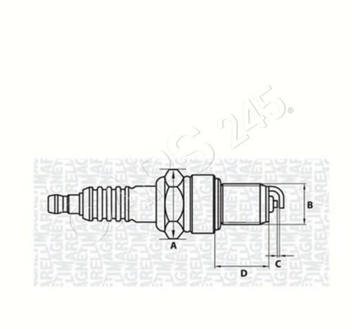Spark plug for toyota mazda - plug,