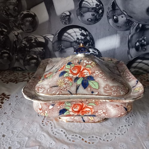 Antique corona ware rosetta - corona,