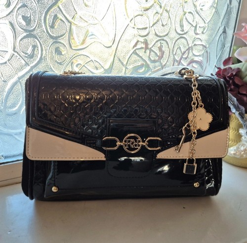River island black patent - river,