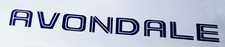 AVONDALE Caravan Decal Sticker