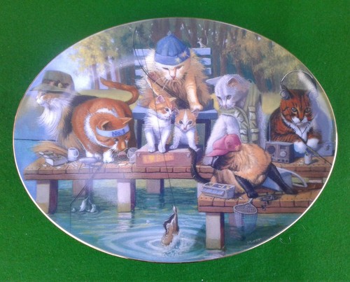 Franklin mint comical - mint, cats