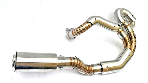 High flow into - exhaust, for