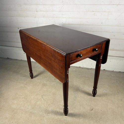 Antique mahogany drop leaf - antique,