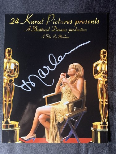 Marlena autographed oscar - marlena,