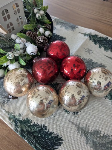 Vintage kugel glass baubles - vintage,