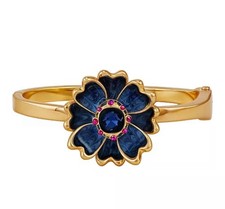 Guess Glass Stone Gold Tone