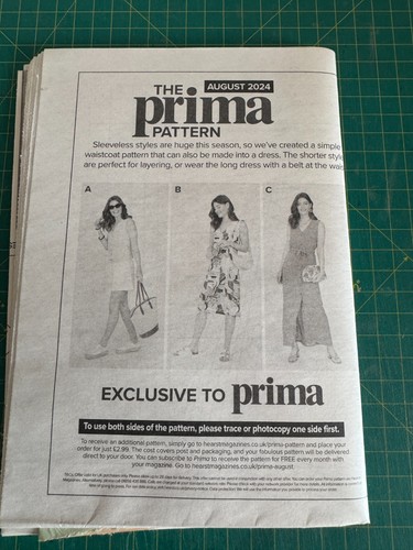 Prima sewing pattern - sewing, for
