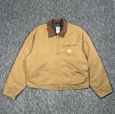 Vintage 90s Carhartt Workwear Authentic Detroit Jacket Size XL Regular 46