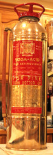 Antique Vintage ALFCO AMERICAN LAFRANCE Brass Copper Fire Extinguisher-Polished
