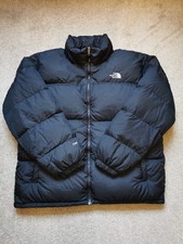 The North Face Nuptse 700 Down Puffer Jacket Mens XXL Black Vintage 2009 Model