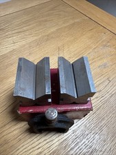 Vintage Boxed  Eclipse No 230 Vee Blocks and clamp. Very little use, if any.