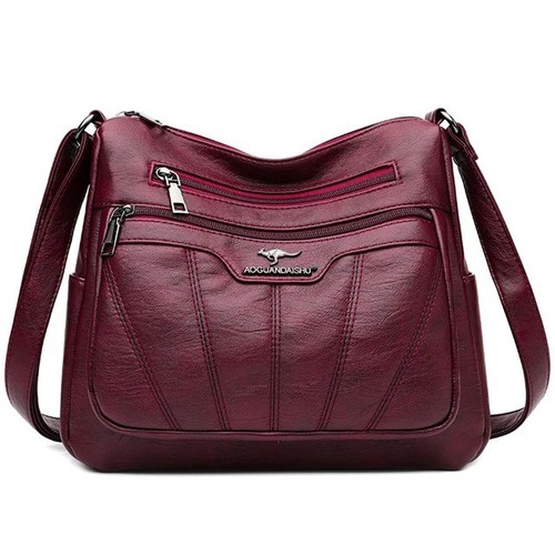 Soft leather women bag branded - leather,
