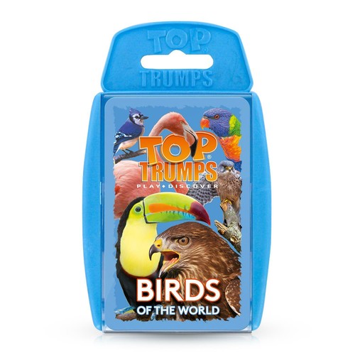 Birds top trumps card - top, game